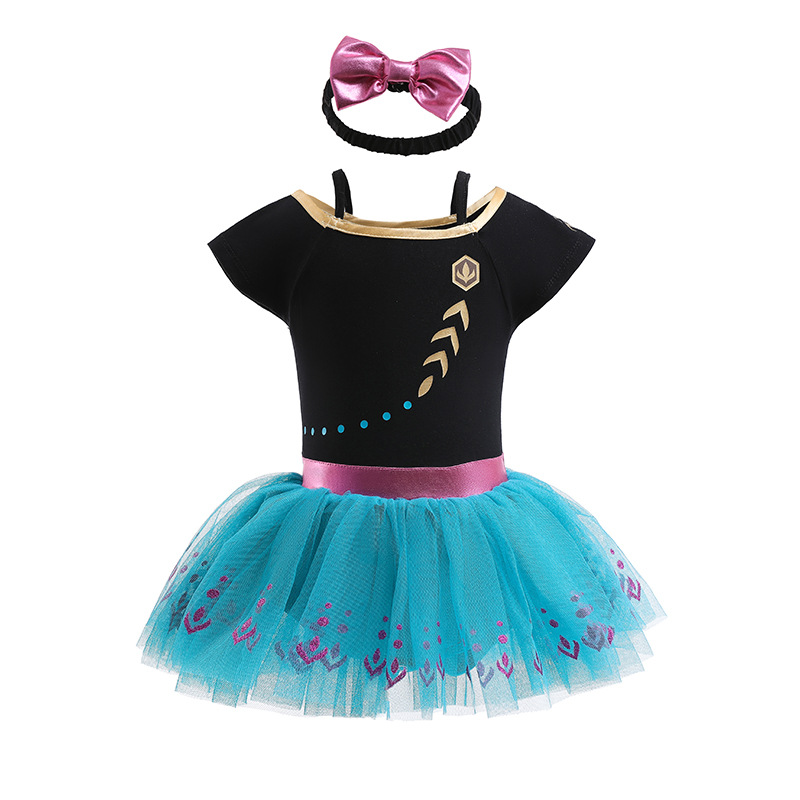 Picture of Halloween Children's Clothing, Short-Sleeved Pullover, Baby Baby Hooded Princess Jumpsuit, Romper Dress