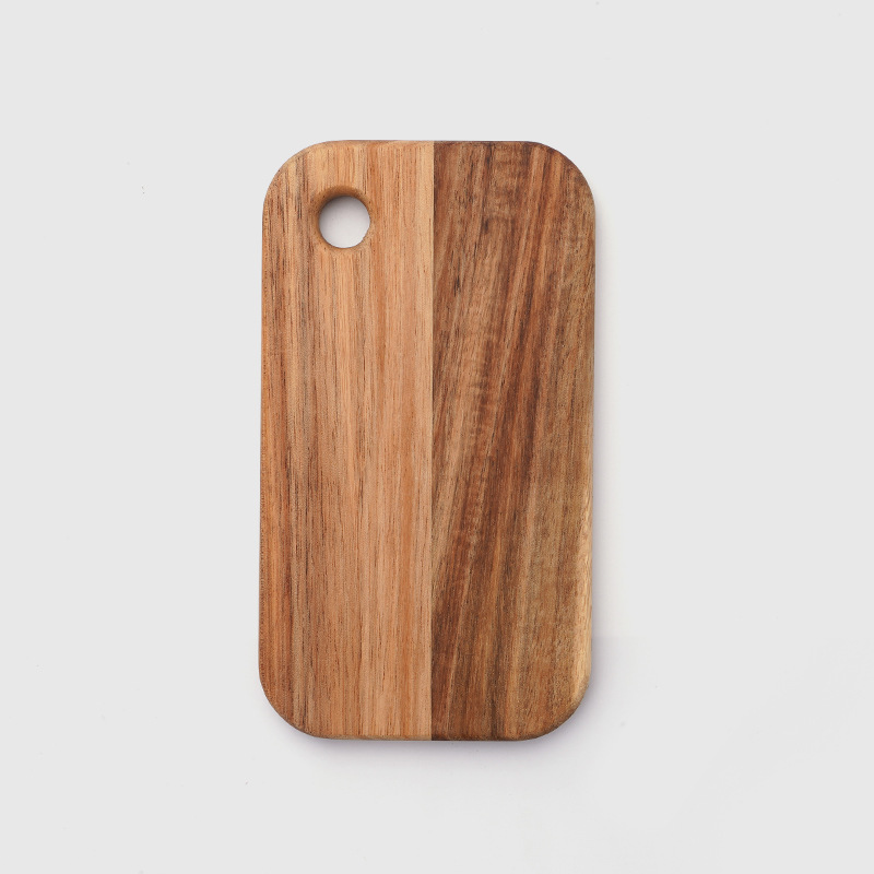 Picture of Acacia Wood Chopping Board Lunch Box Special Camping Picnic Fruit Cutting Board Pad Board Portable Japanese Cutting Board Camping Supplies