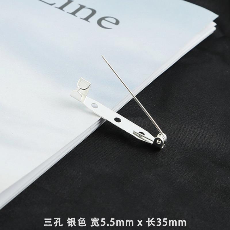 Picture of Cross-border Hot Sale High Quality Special Price Safety Badge Clothes Metal Simple Pin Brooch Handmade DIY Jewelry Accessories