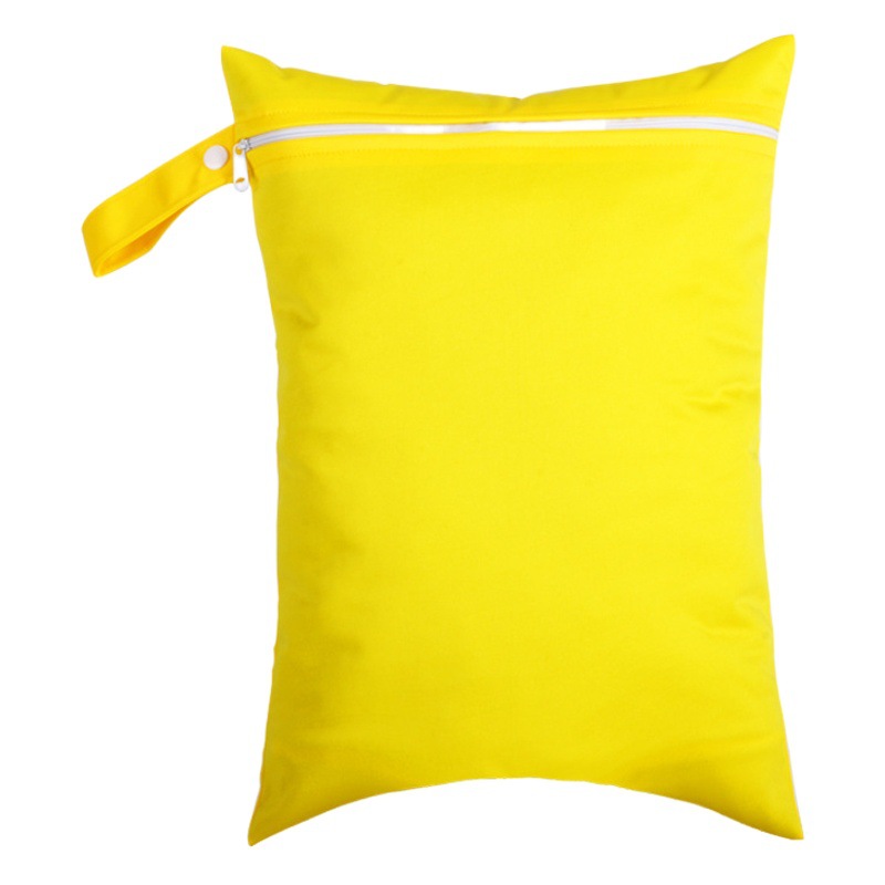 Cross-border 30*40 zipper waterproof storage diaper bag PUL fabric multifunctional mommy bag hanging bag manufacturers wholesale