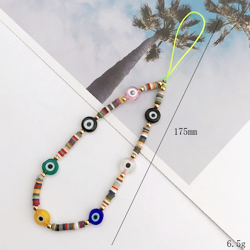Picture of New soft pottery fruit series mobile phone chain diy mobile phone case acrylic five-pointed star mobile phone chain collection trend