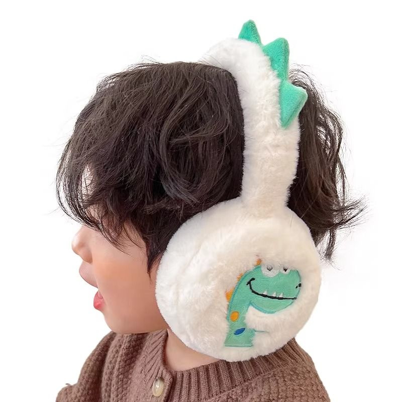 Picture of Children's earmuffs warm Men's Korean-style earmuffs cold-proof frozen cute baby winter earmuffs small dinosaur earmuffs earmuffs