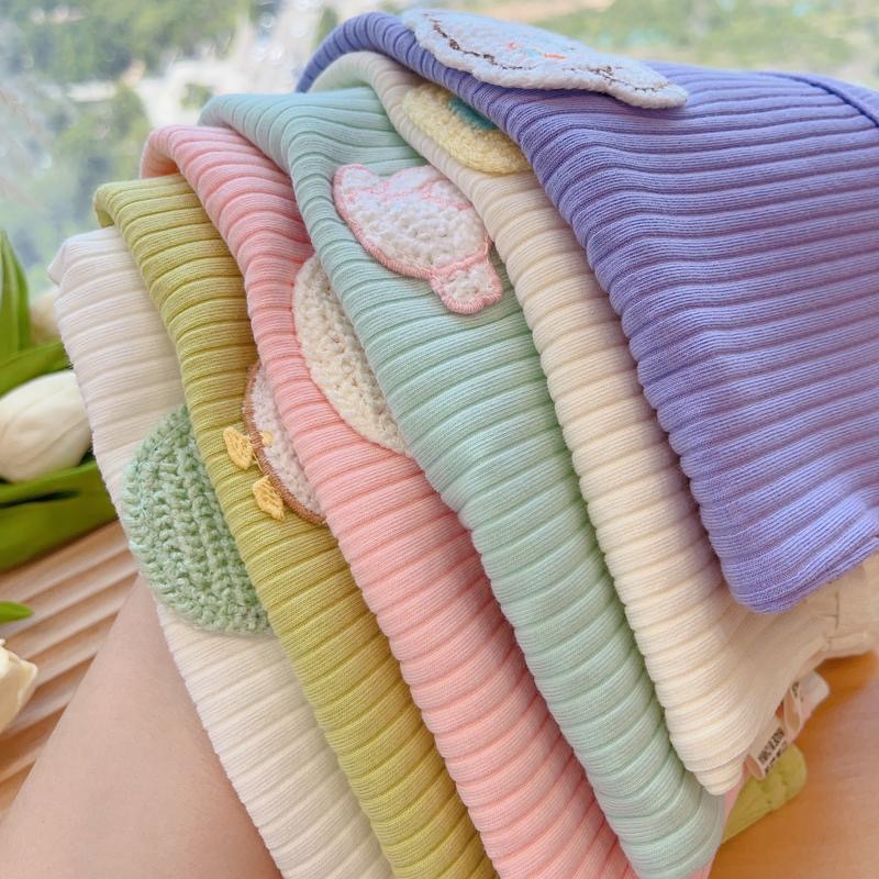 Picture of 2024 Women's Sleeveless Top Cartoon Embroidered Knitted Slim-Fit Stretch Vest Girl's Sling Top Candy Color Summer Dress