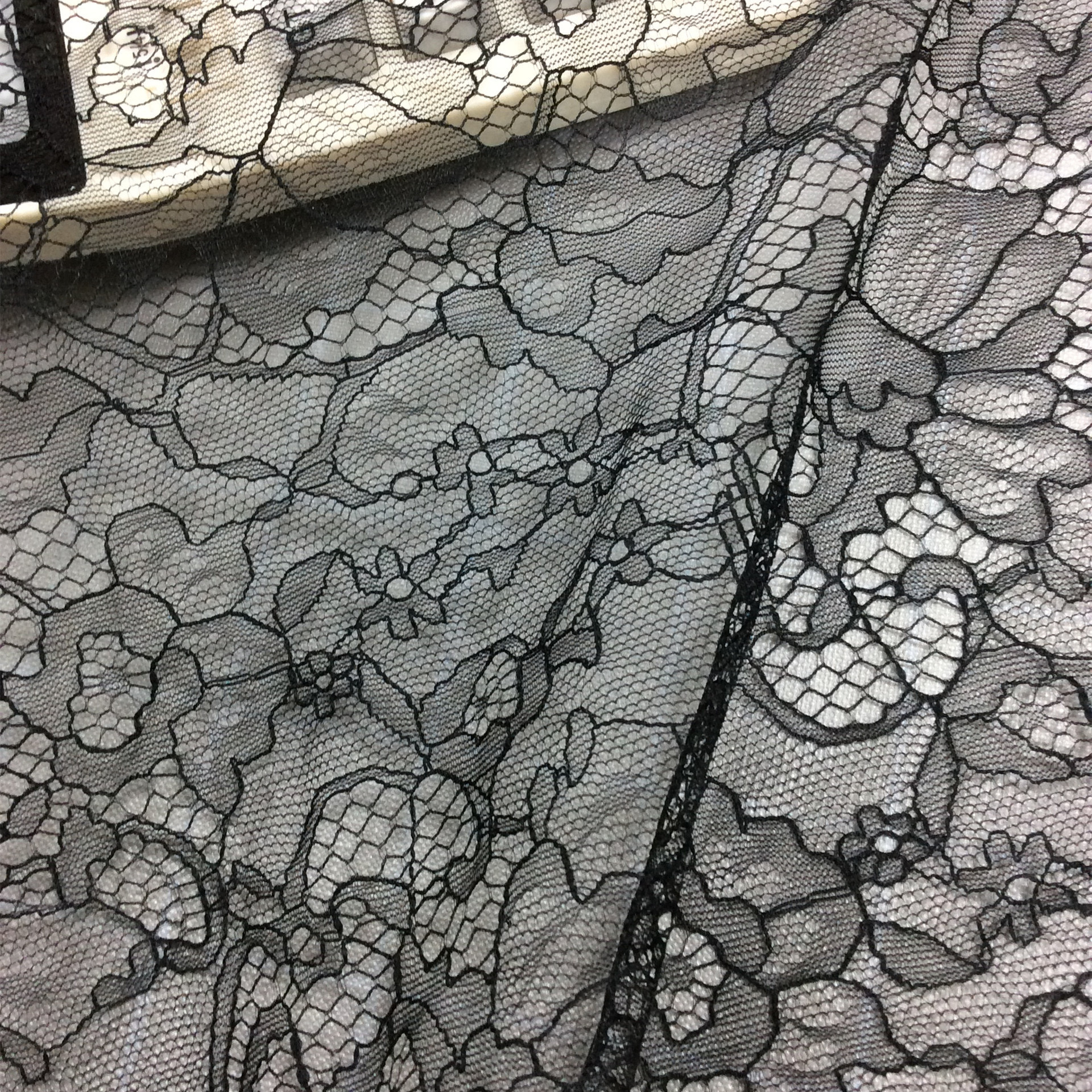 Nylon Lace Fabric New Thin Mesh Fabric Thin Clothing Clothing Handmade DIY Accessories Underwear Blouse Cloth in stock