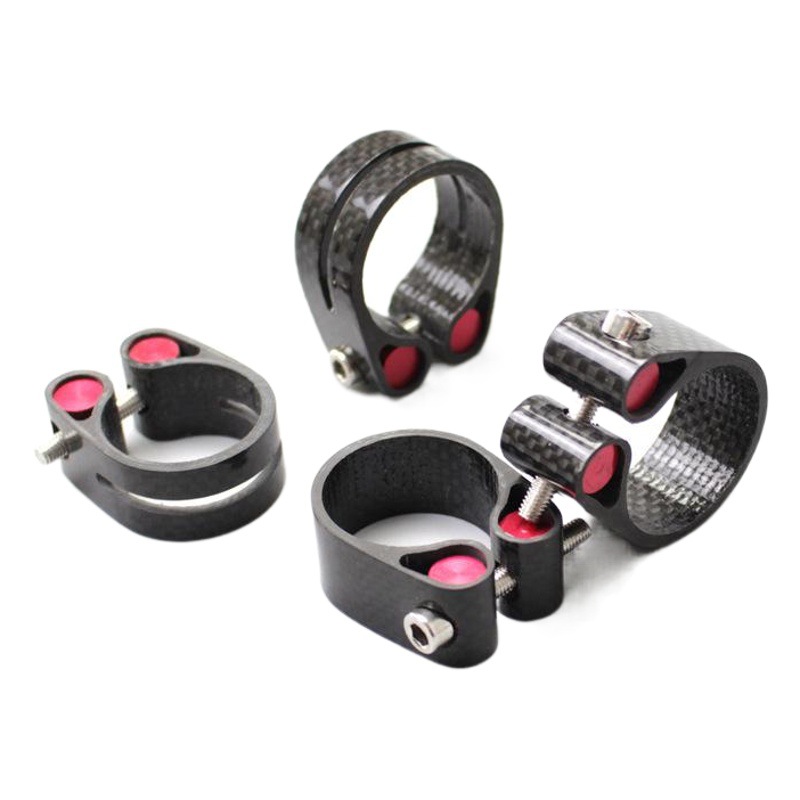 Full carbon fiber seat tube clip mountain bike locking seat tube clip 18g 31.6 27.2 seat post special