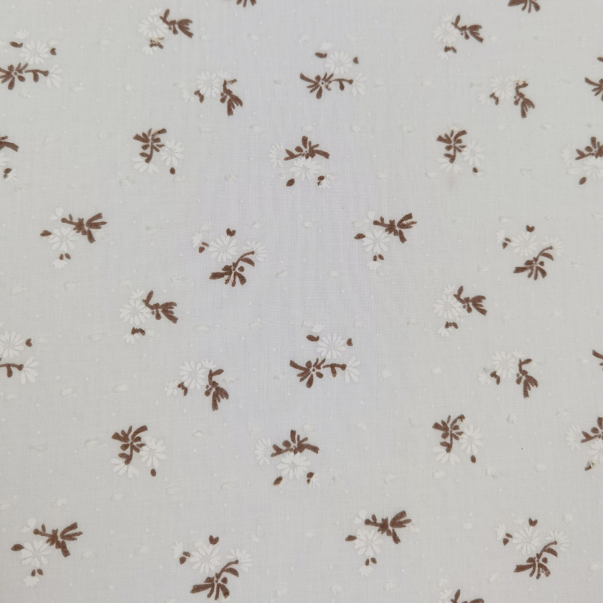 Picture of Spring and Summer Cut Flower Fabric Fresh Daisy Flower Dot Foam Printed Fabric Dress Children's Clothing Fabric