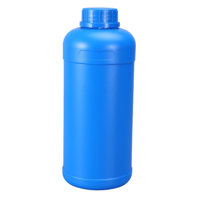 Lining Thickened Round Bottle Food Grade Sealed Chemical Reagent Bottle 500ml1L Disinfectant Silicone Oil Resin Plastic Bottle