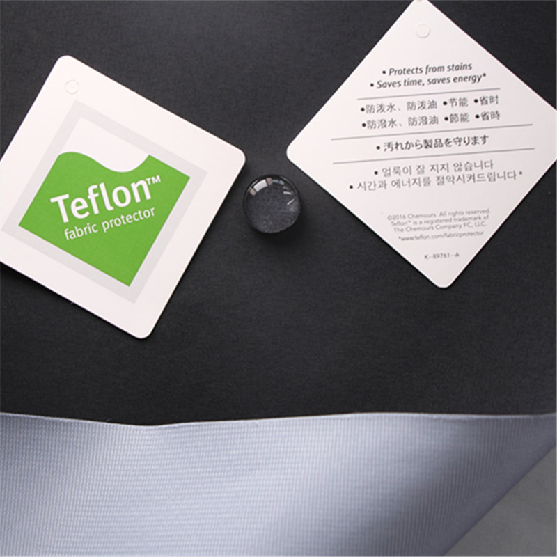 Teflon three-proof nylon three-in-one fabric waterproof 2W assault clothing ski jacket down jacket fabric hard shell
