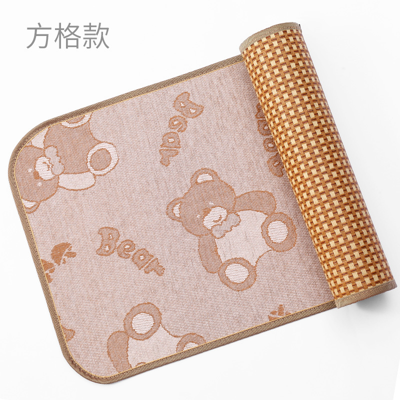 Picture of Baby mat double-sided rattan mat summer student mat wholesale ice silk mat baby mat kindergarten mat