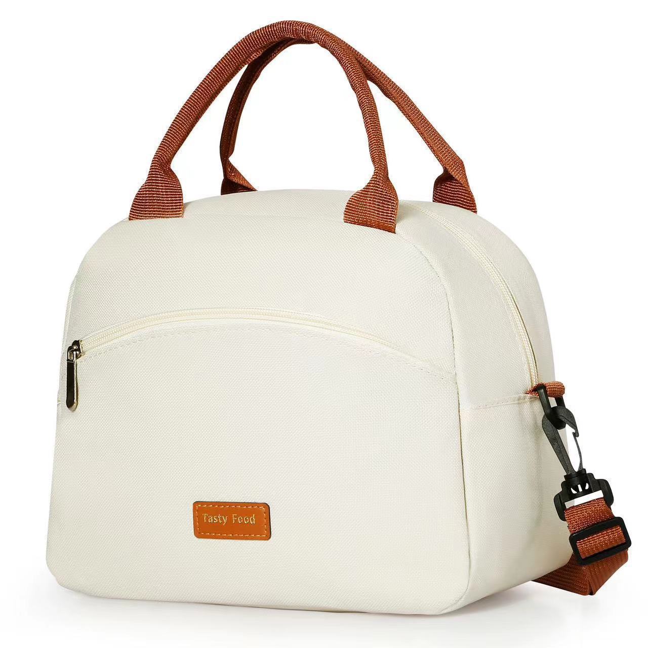 Cross-Border Direct Supply Lunch Box Bag, Waterproof Handbag for Office Workers, Large Capacity Lunch Bag for Carrying Meals, Lunch Bag Storage
