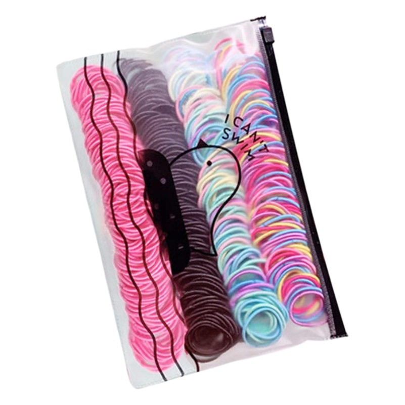 Children's head rope Korean color high elastic hair band hair accessories girls hair without hurting hair rubber band headdress wholesale