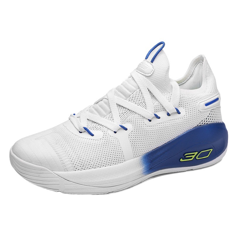 High-Quality Fly-Woven Basketball Shoes Men's Curry No. 30 Couple's Breathable Shock-Absorbing Sports Shoes Student Practical Sneakers
