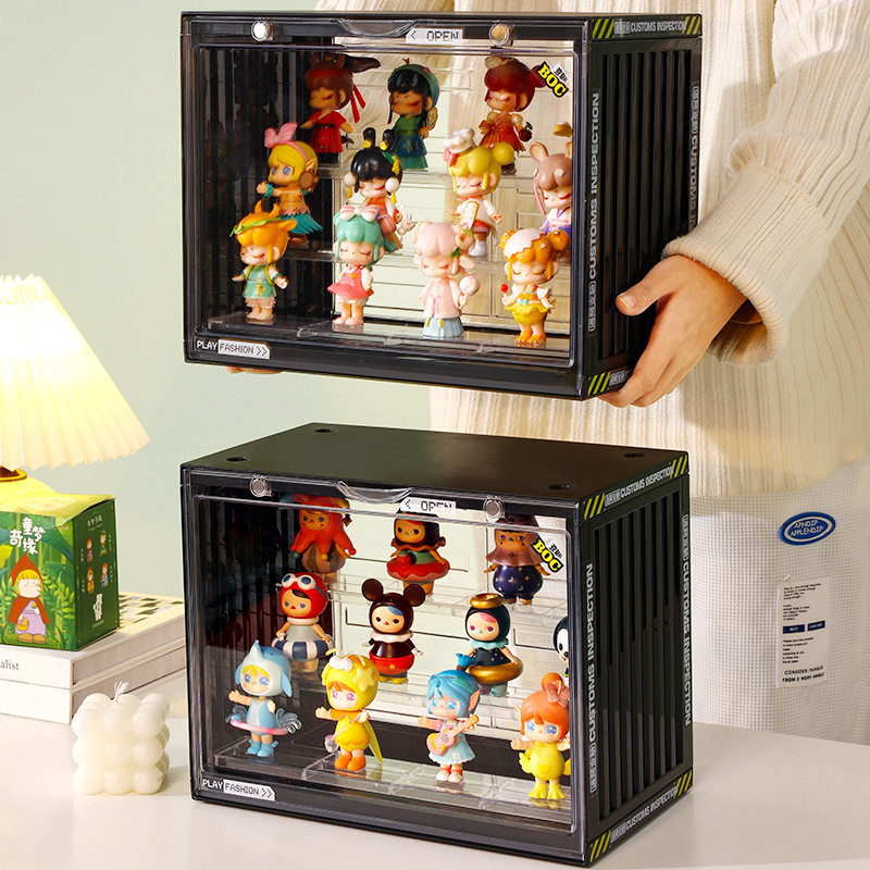 Blind Box Storage Display Stand Bubble Mate Display Box Lego Handheld Doll Doll Container Cabinet Acrylic