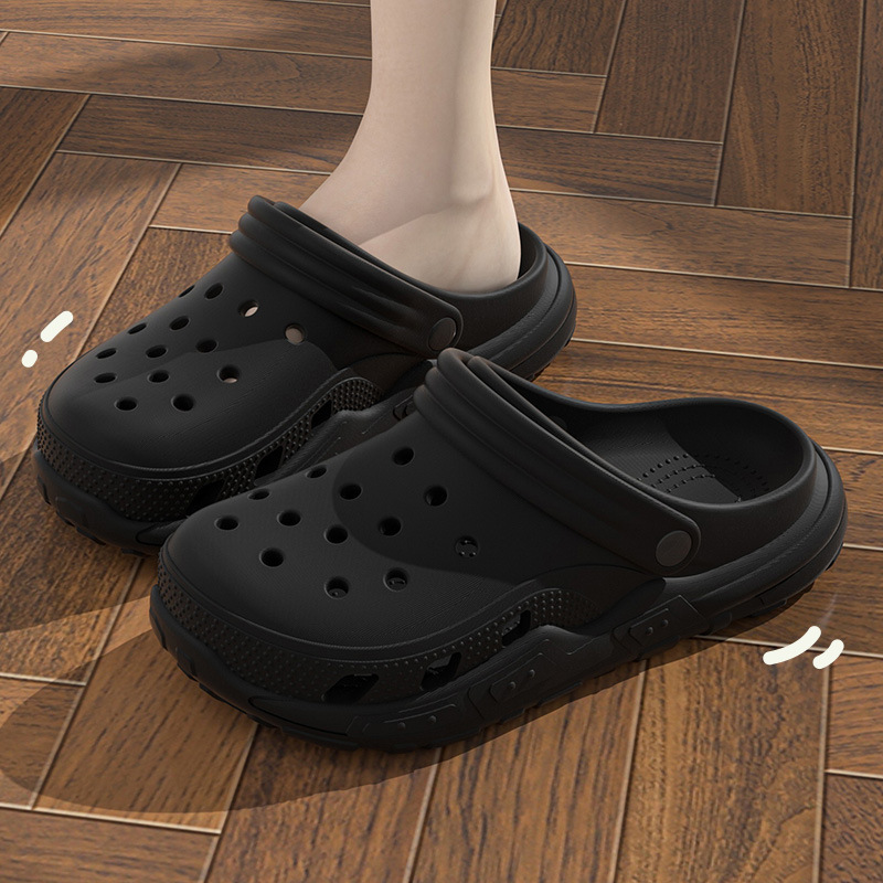 Picture of Thick-soled hole shoes women's summer poop-feeling sandals and slippers for outerwear non-slip 2024 new eva soft men's