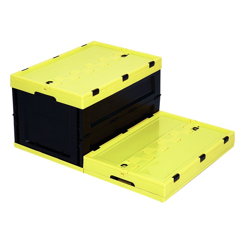 600-340 Folding Box with Lid 65L Multifunctional Folding Box Outdoor Camping Large Folding Storage Box