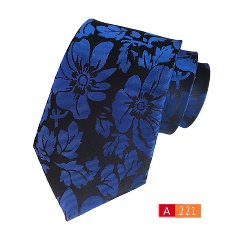 Picture of Men's tie polyester yarn-dyed fabric business wear tie source manufacturers in stock wholesale