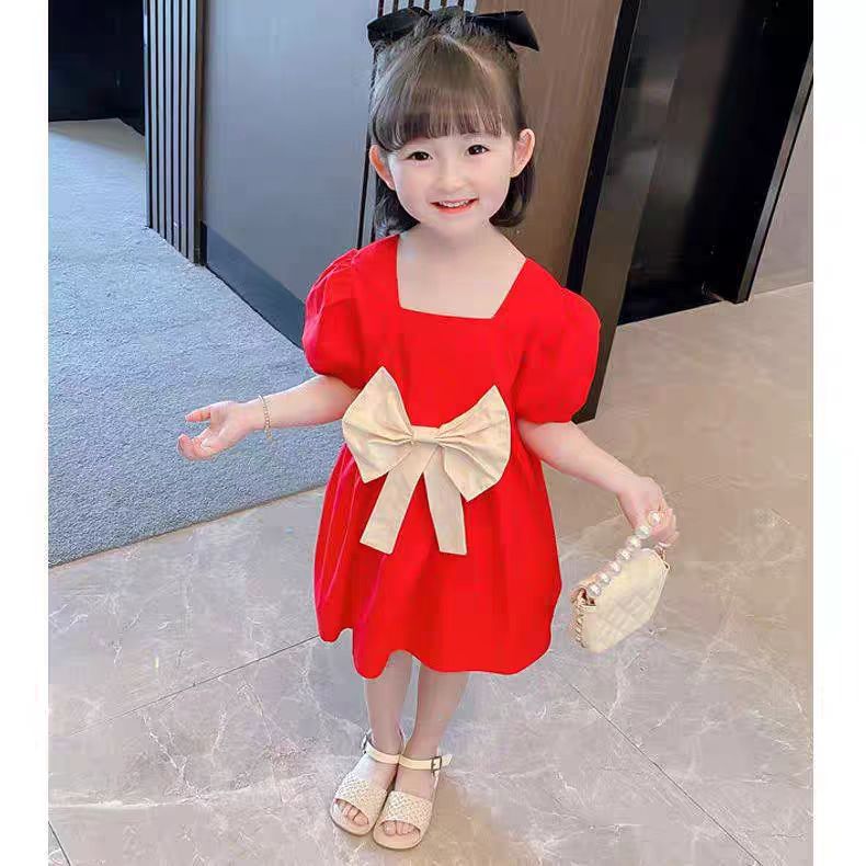 Picture of Girl's Princess dress Summer New Children's Short Skirt Butterfly Skirt Children's Online Popular Women's Treasure Summer Dress