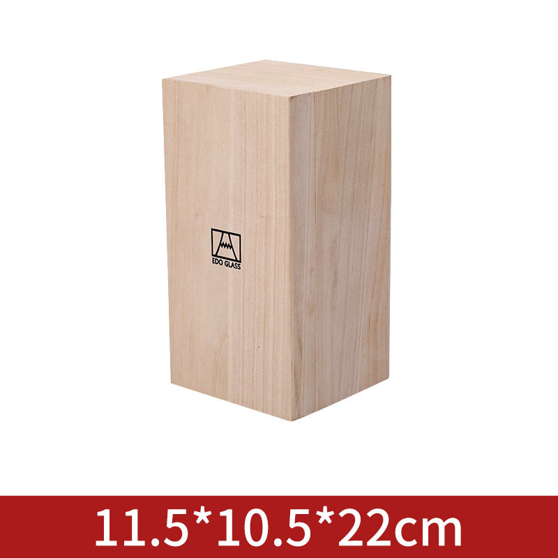 Picture of Square Small Wooden Box Tea Cup Built Teapot Packaging Box Gift Solid Wooden Box Birthday Gift Wooden Storage Box