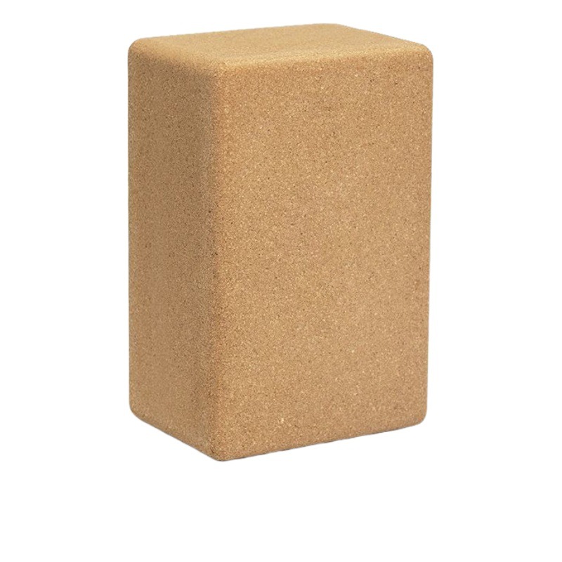 Cork yoga brick 369 can be customized logo730 g high density non-chip dance non-slip back fitness brick
