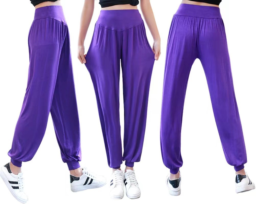 Picture of Casual Dance Pants Women's Loose Radish Bloomers Body Practice Clothes Modern Square Dance Modal Practice Pants