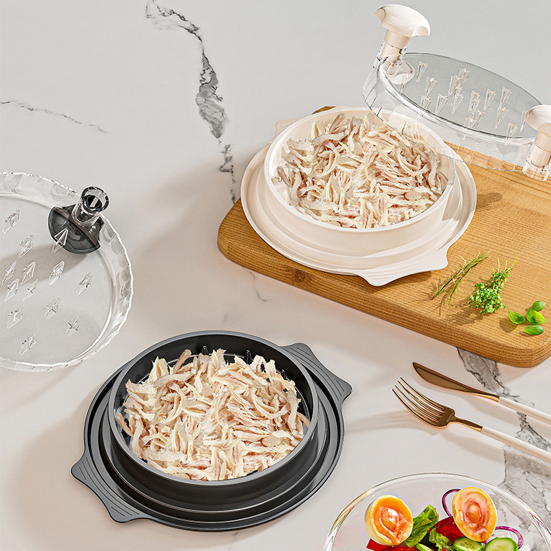 Picture of Chicken Shredder machine chicken meat miner shredding separation meat miner transparent cover