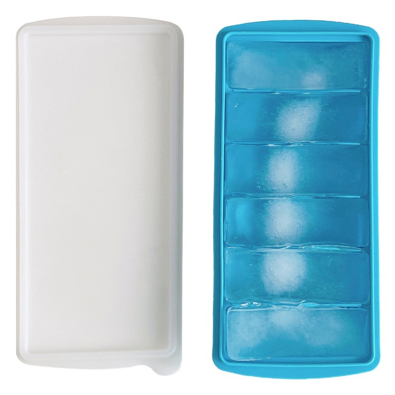 Picture of Summer Ice Cube Mold Silicone 6-grid Long Strip Ice Mold DIY Home Bar Edible Ice Cube Refrigerator Ice Maker