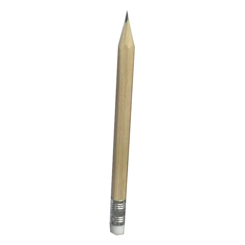 Picture of Log Short Pencil with Eraser Golf Pencil Hexagonal Round Club Hotel Conference Pencil