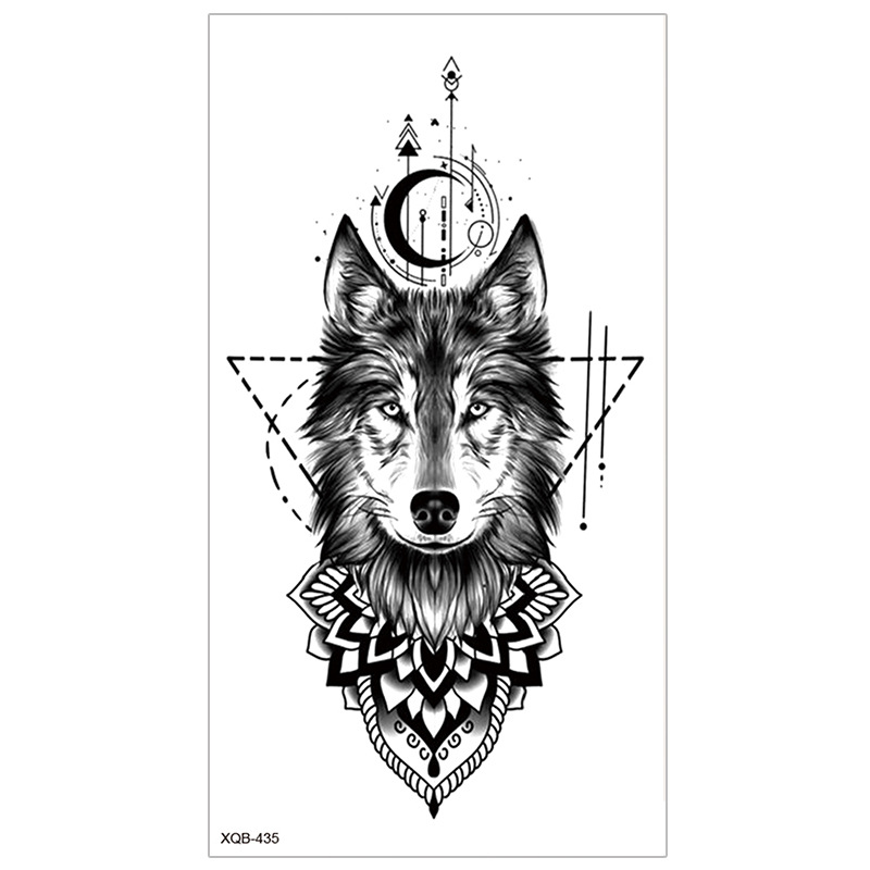 Picture of New Half Arm Tattoo Stickers Cross-border Amazon Hot Selling Set Dark European and American Realistic Waterproof Tattoo Stickers Wholesale