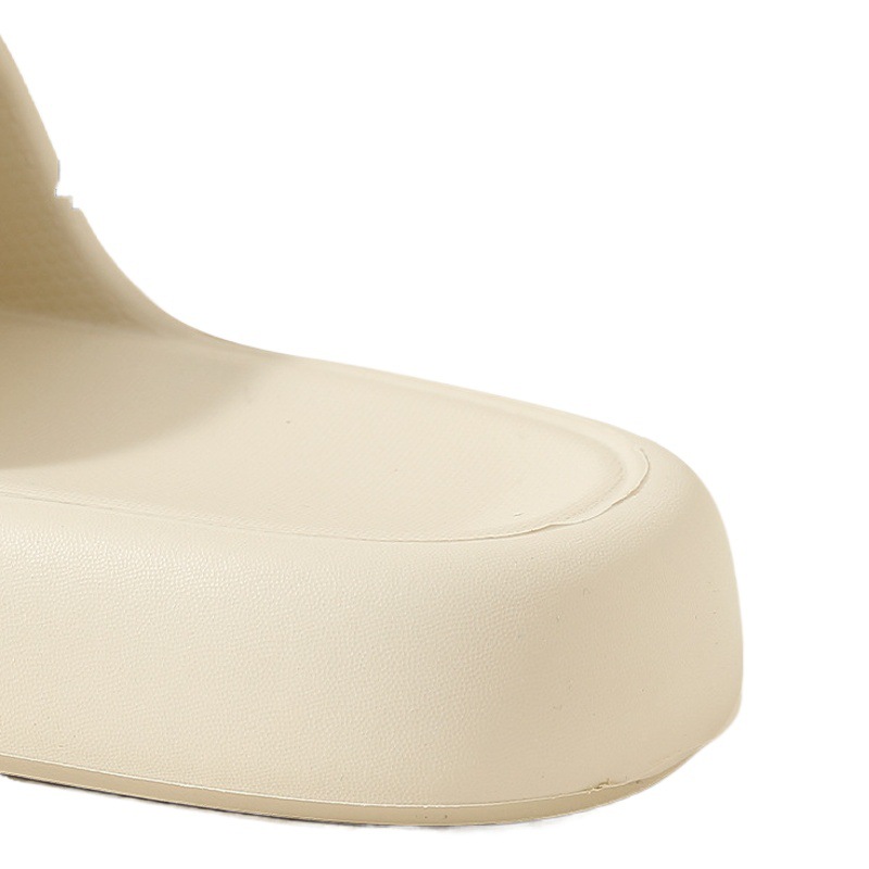 Advanced Slip-on Slippers Women's Summer Indoor Home and Household Thick Bottom Non-Slip Sandals for Couple Men's Trendy Outer Wear Slippers