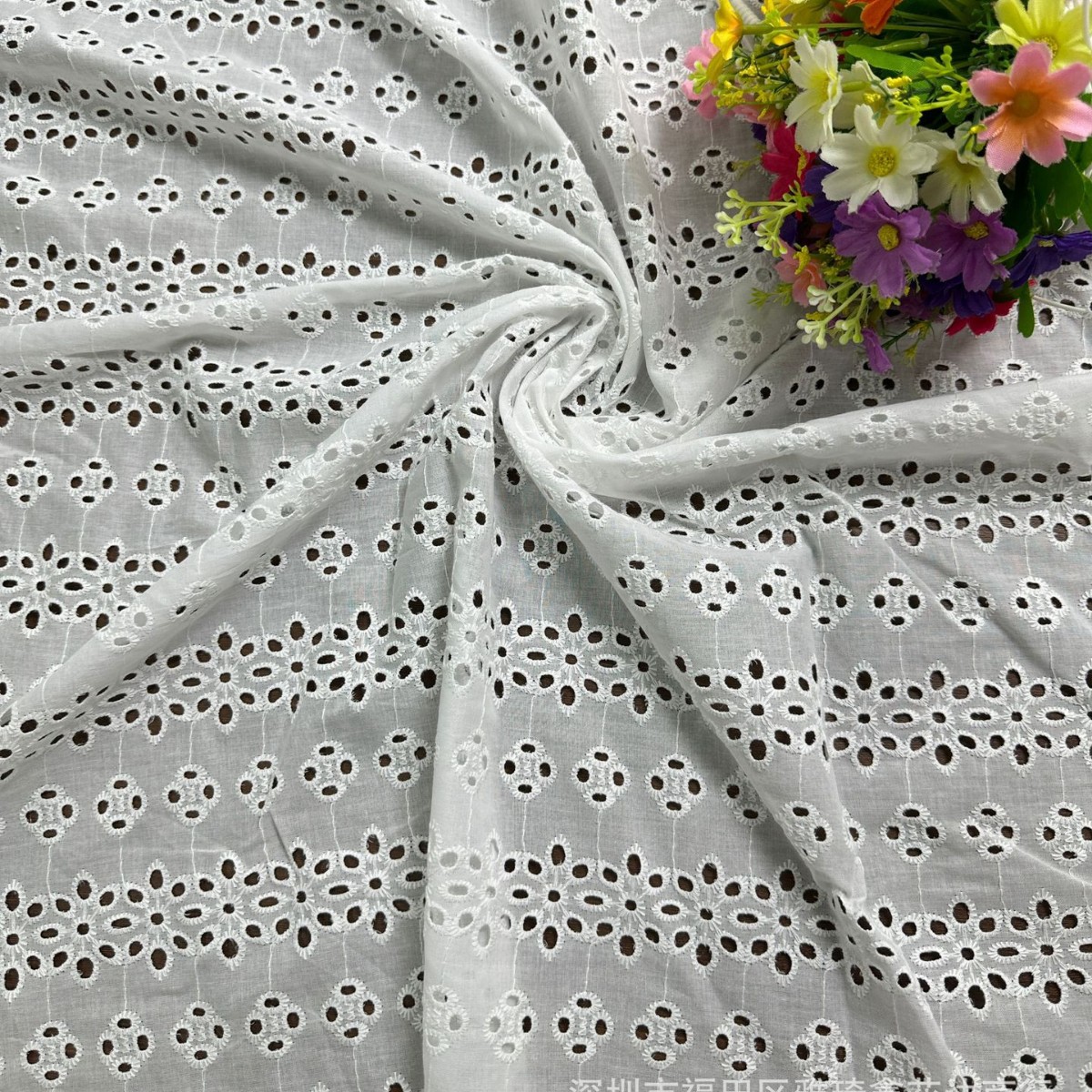 Picture of 300 cotton embroidery fabric 9088 cotton embroidery cloth cotton cotton thread embroidery perforated cotton embroidery cloth cotton