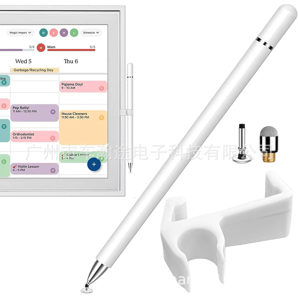Stylus Mount for Skylight Calendar Touch screen pen and snap set accessory