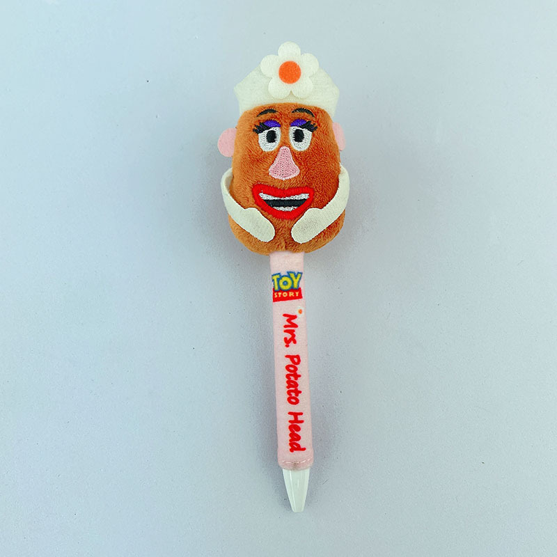 Picture of Toy Story Student Press Pen, Three-Eyed Dragon, Strawberry Bear Plush Pen, Office Writing Pen, Plush Creative Pen