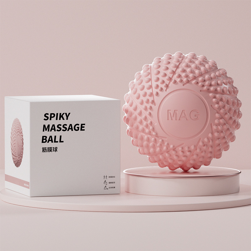 Picture of Massage Ball Fitness Muscle Relaxation Hedgehog Ball Hand Plantar Fascia Ball Back Neck Stretching Yoga Peanut Ball