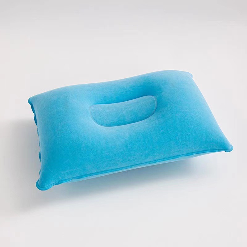 Picture of Outdoor Travel Artifact Inflatable Pillow Camping Aircraft Portable Air Cushion Air Sleeping Pillow Lunch Break Pillow Cushion Waist Pillow