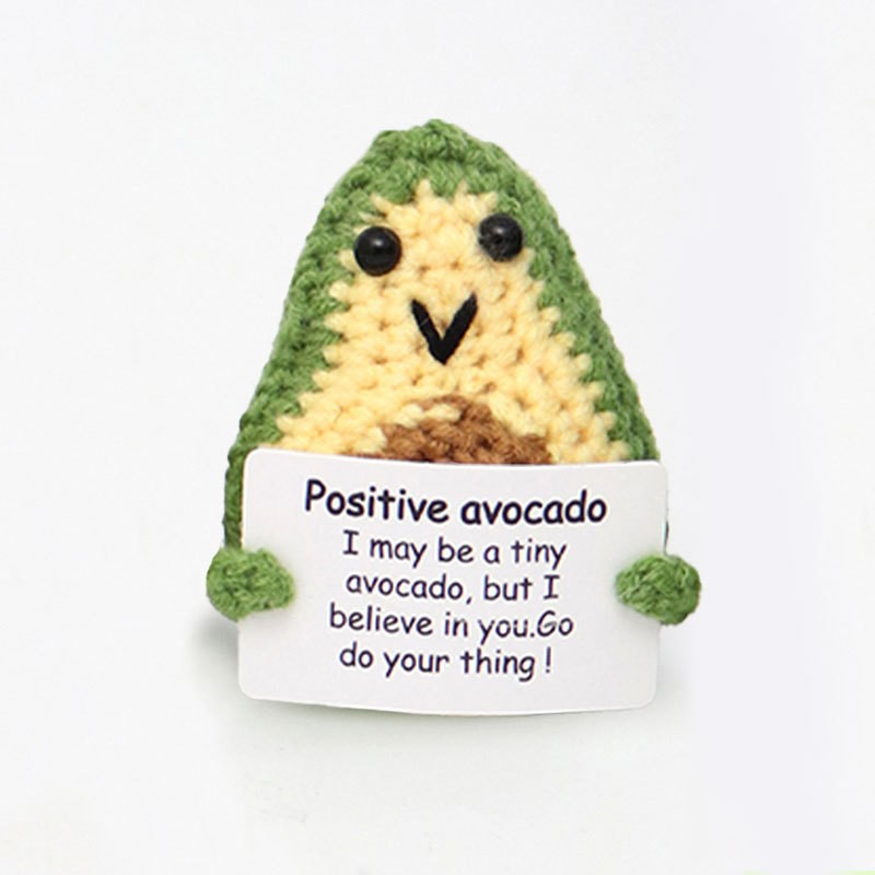 Picture of Cross-Border Hot-Selling Wool Crochet Positive Energy Potato Knitted Wool Cucumber Positive Energy Wool Crocheted Doll Finished Product