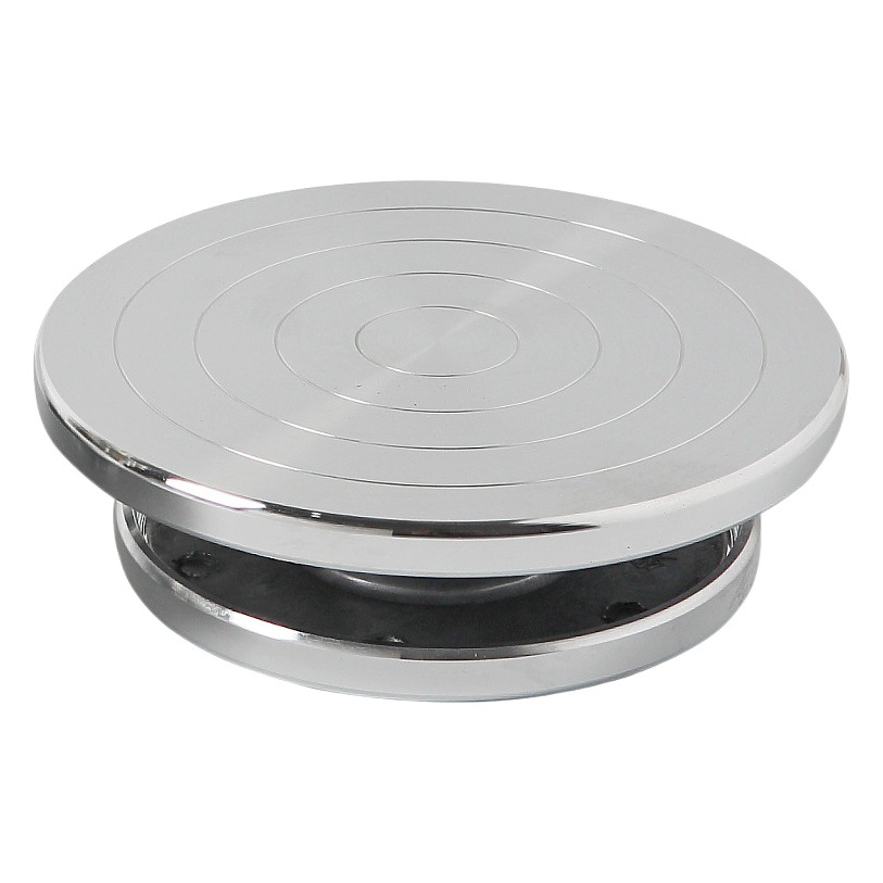 Factory supply Jingdezhen tianmud pottery manual aluminum alloy turntable pottery making tools double-sided available turntable wholesale