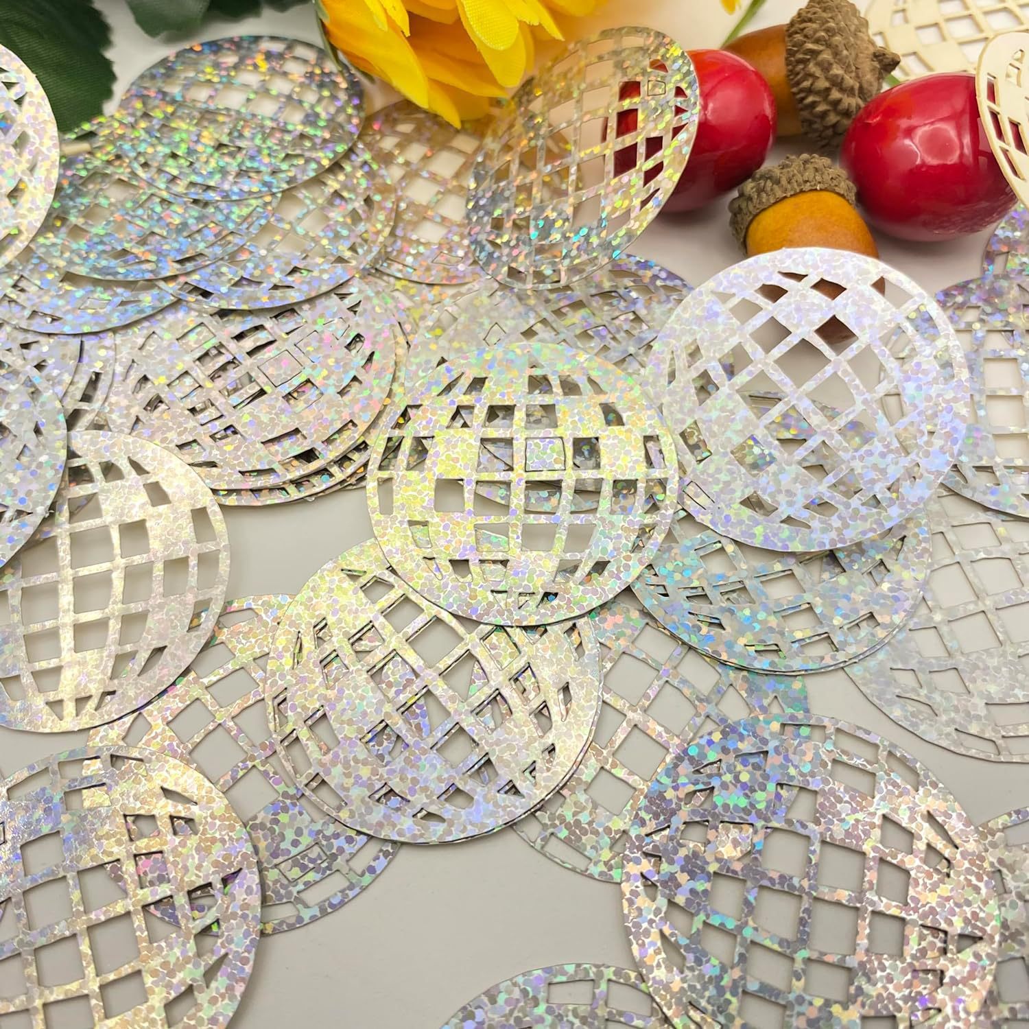 100pcs confetti Laser Disco Light Ball Bar Birthday Party confetti Table Decoration Sequin