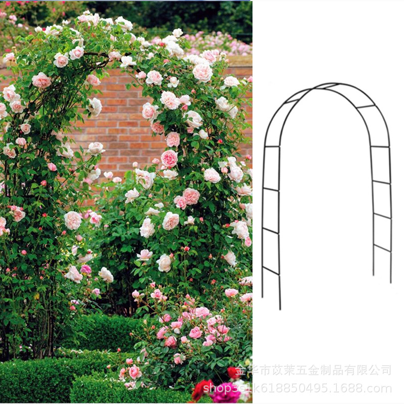 Wedding Gardening Luffa Rose Arch Arch Flower Stand Climbing Rack Climbing Plant Stand Grape Rack Outdoor Courtyard