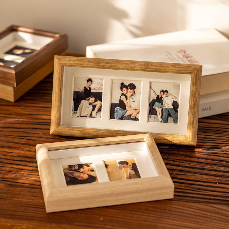 Photo Printing Plus Photo Frame Table Couple Wedding Photo DIY Commemorative Polaroid Combination Photo Wash 3inch Stereo