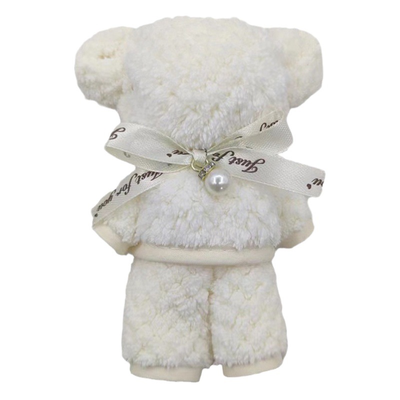 Bear towel with hand gift small gift kindergarten gift opening wedding gift shape towel making embroidered logo