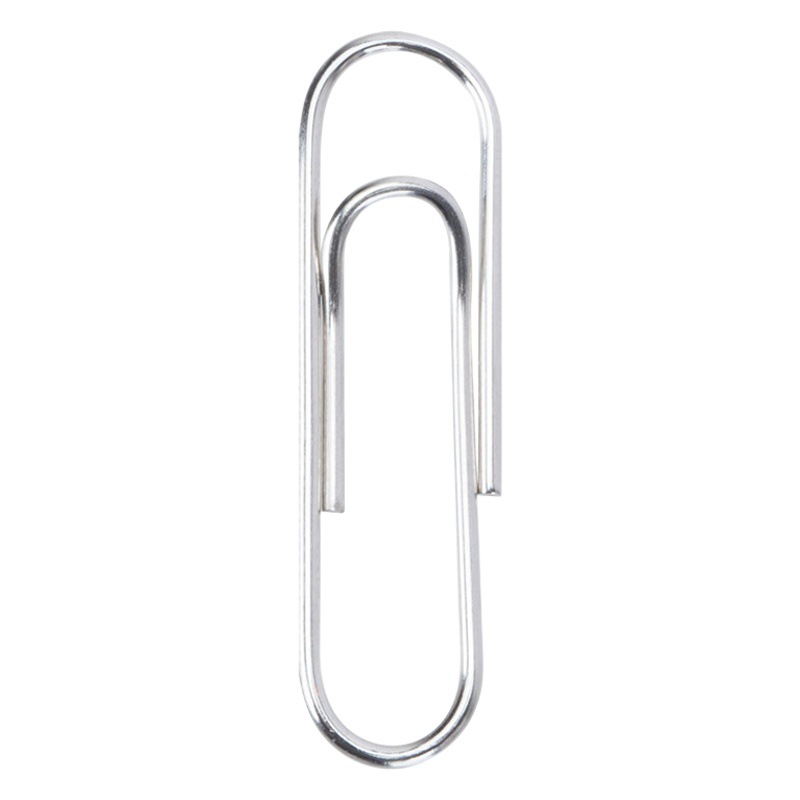 Deli Paperclip Boxed Metal Nickel Plated Color Pin Large Office Supplies Wholesale No. 3 0018 Paper Pin