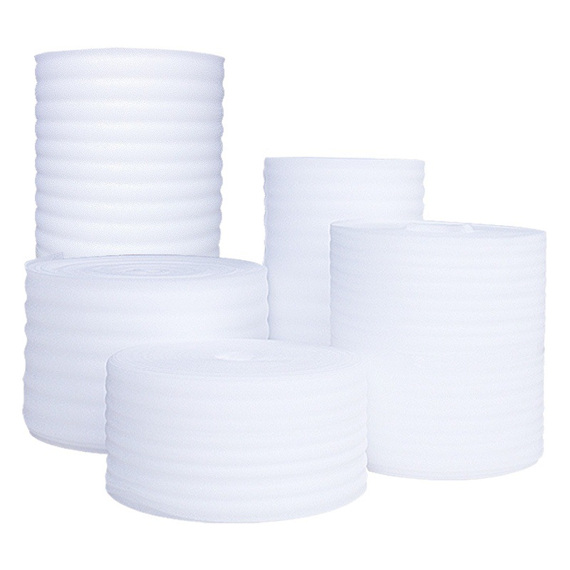 EPE Pearl cotton roll packaging material express shockproof foam cotton thickened filling buffer packaging foam cotton manufacturers