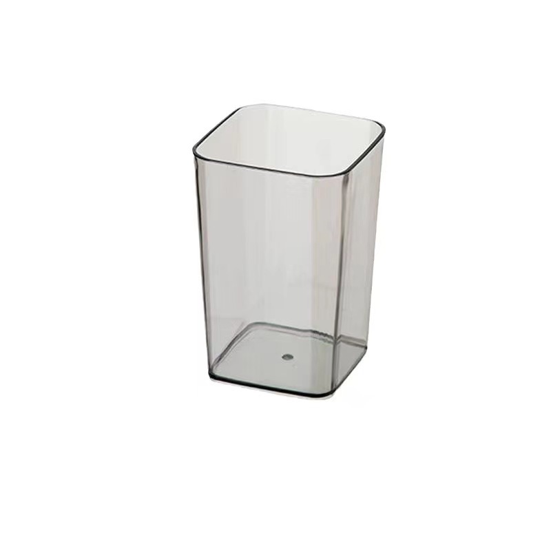 Picture of Household Square Plastic Transparent Wash Cup Light Luxury Style Student Couple Toothbrushing Cup Children's Simple Mouthwash Cup Wholesale