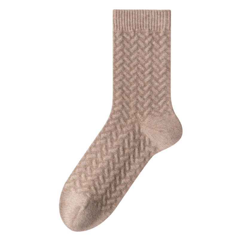 Socks wholesale winter thick cotton stockings boneless business cotton socks sweat-absorbent deodorant autumn and winter cotton mid-calf length socks