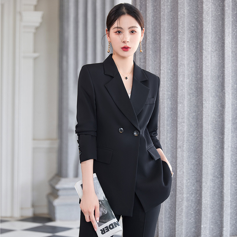 Picture of Orange Suit Jacket Women's Spring and Autumn 2025 New High-end Feeling Temperament Goddess Fan High-end Professional Suit suit