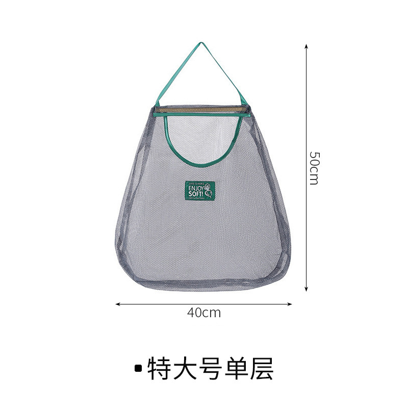 Picture of Fruit and Vegetable Ginger Garlic Hanging Bag Kitchen Storage Bag Moisture-proof Hanging Bag Net Bag Hanging Bag Wall Hanging Hollow Breathable Storage Artifact