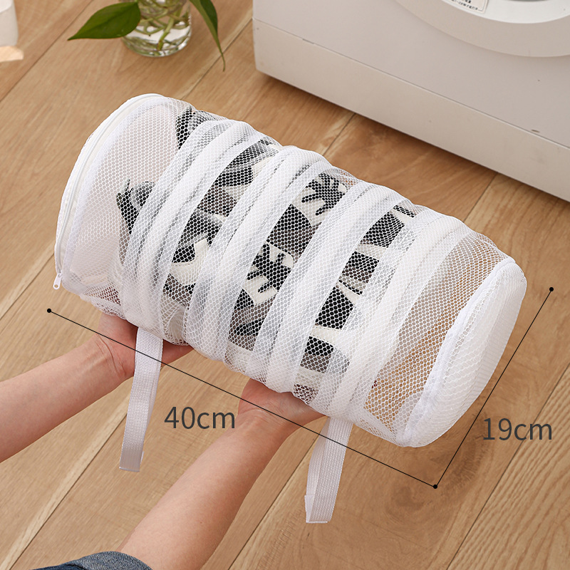 Picture of Lazy Shoe Washing Bag Anti-deformation Thickened Shoe Cover Washing Bag Machine Washing Special Polyester Shoe Washing Bag Net Bag Can be Hanged and Dried