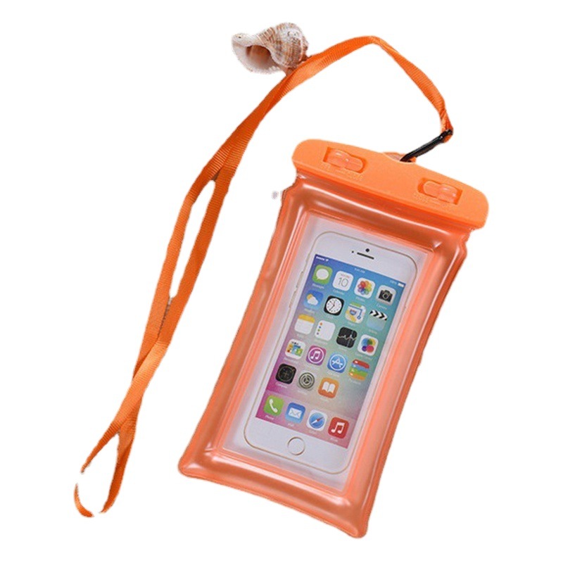 Picture of Airbag Mobile Phone Waterproof Bag Takeaway Rider Special Swimming Hot Spring Touchscreen Rainproof Sealed Bag Fixed LOGO