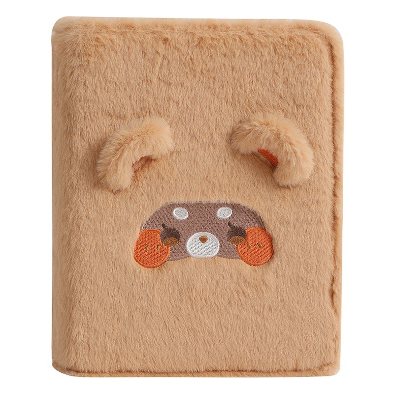 Original A5 Cartoon Plush Loose-Leaf Photo Album Cute Girl Star Album Card Storage Album Student Polaroid Card Album