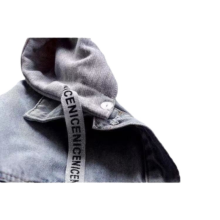 Picture of Denim Coat Women's Short Korean-style Loose 2025 Spring and Autumn Bf Long-sleeved Hooded Jacket Large Pocket All-match Top